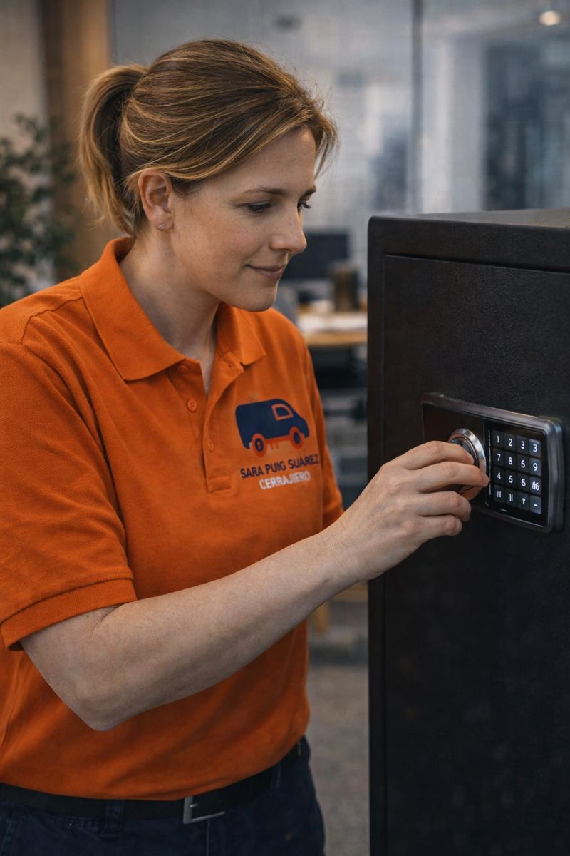 Trabajo de cerrajería profesional